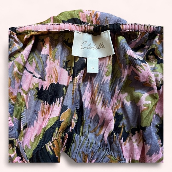 Cleobella Paris Midi Dress S NWOT Boho Tapestry Cutout Tiered Festival Midi - Picture 7 of 8